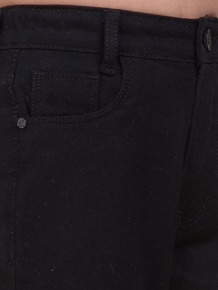 Classic Black Baggy Fit Jeans