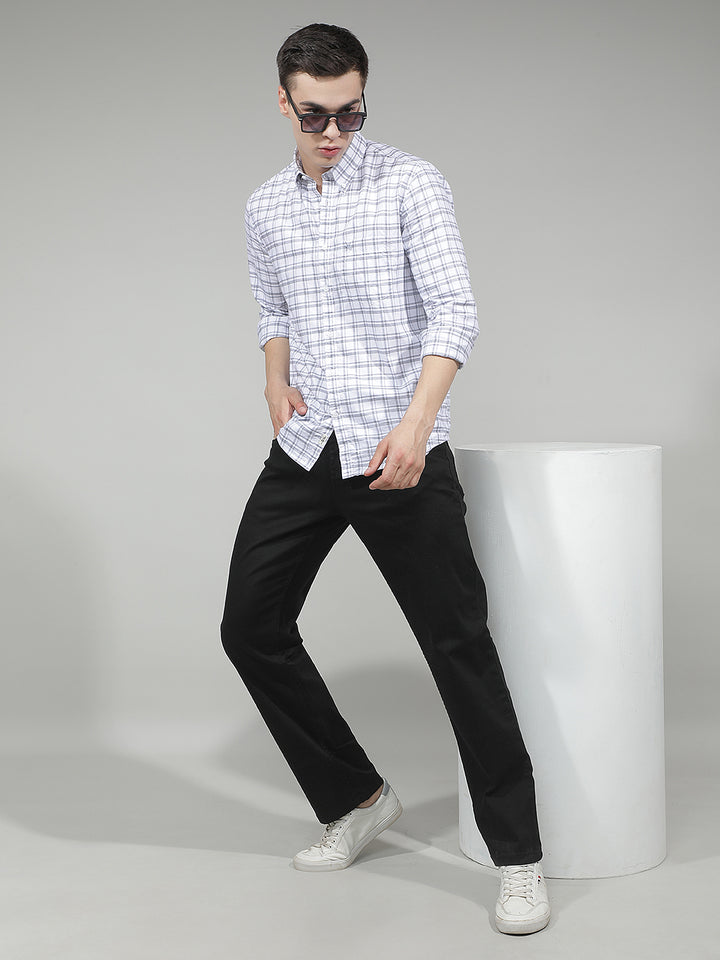 Chic Obsidian Black Straight Jeans