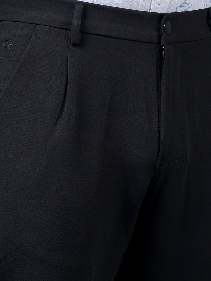 Black Korean Fit Trousers