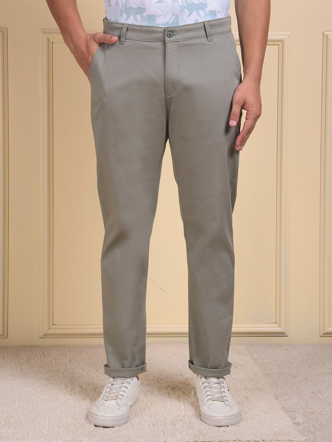 Sage Green Classic Trousers