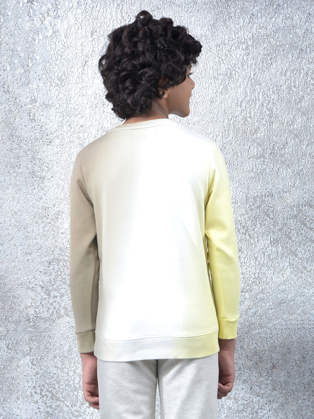 Multi-Color Typographic Print Sweatshirt