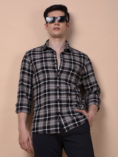 Multi-Color Checked 100% Cotton Shirt