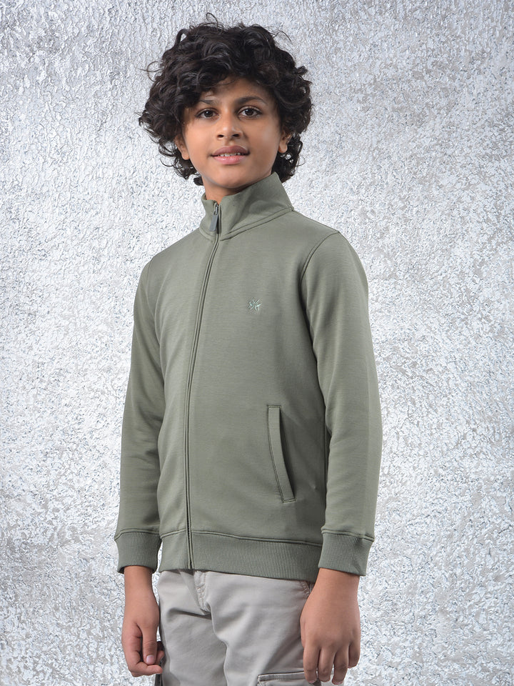 Breathable Olive Sweatshirt