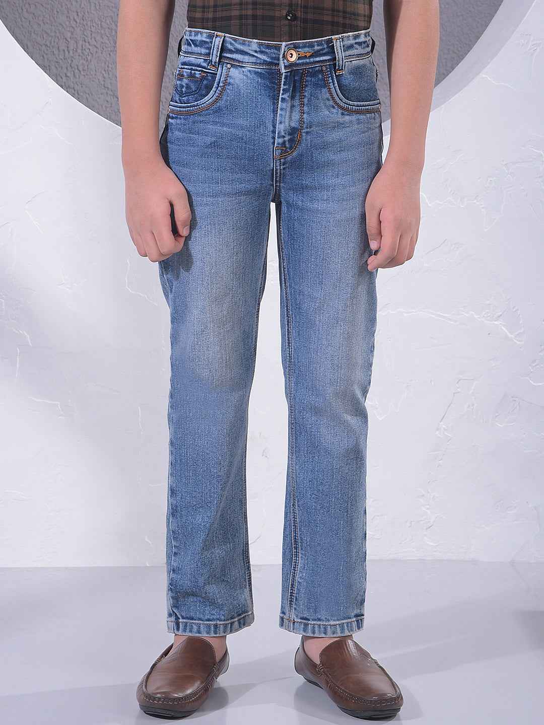 Refined Blue Modern Jeans
