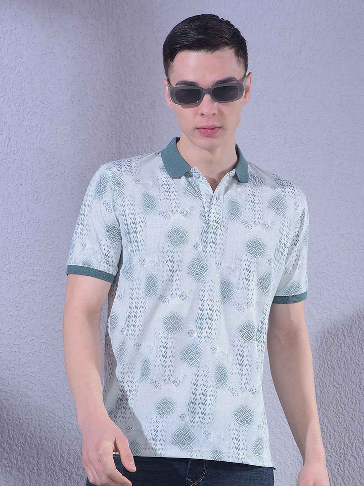 Green Printed T-Shirt