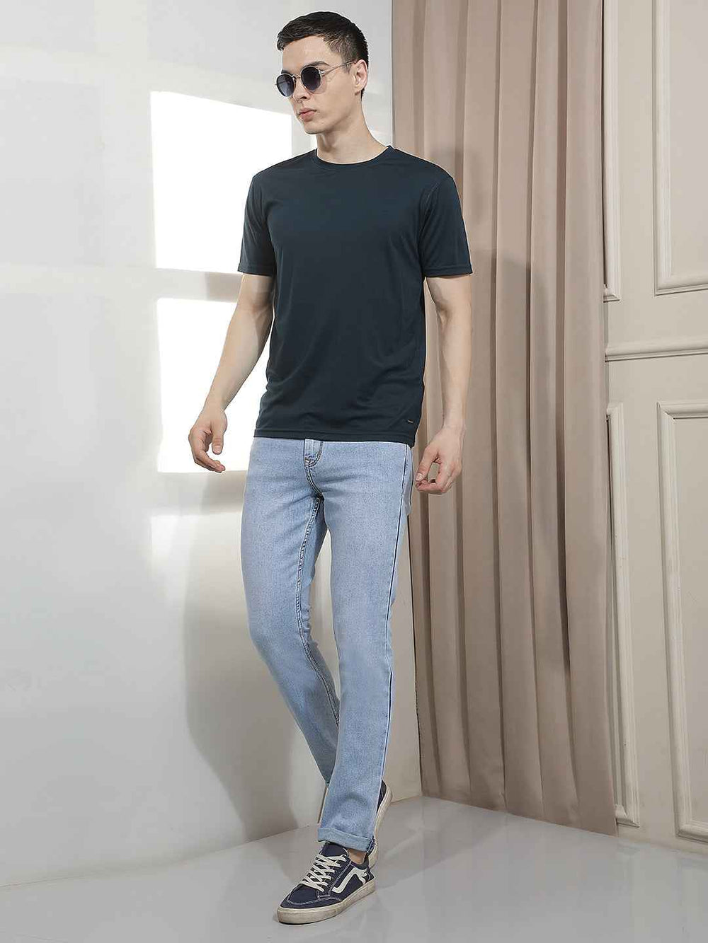 Classic Light Blue Washed Jeans