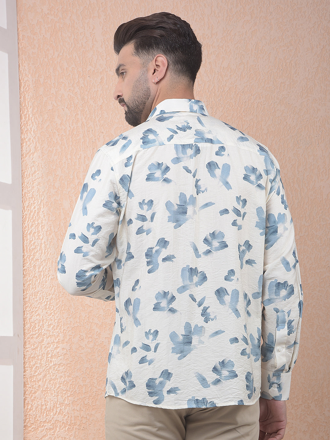 Green Floral Print Shirt