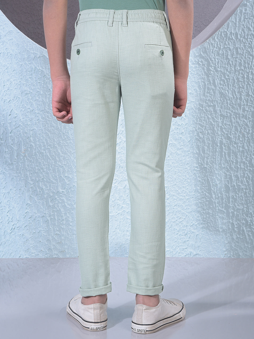 Green 100% Cotton Trousers