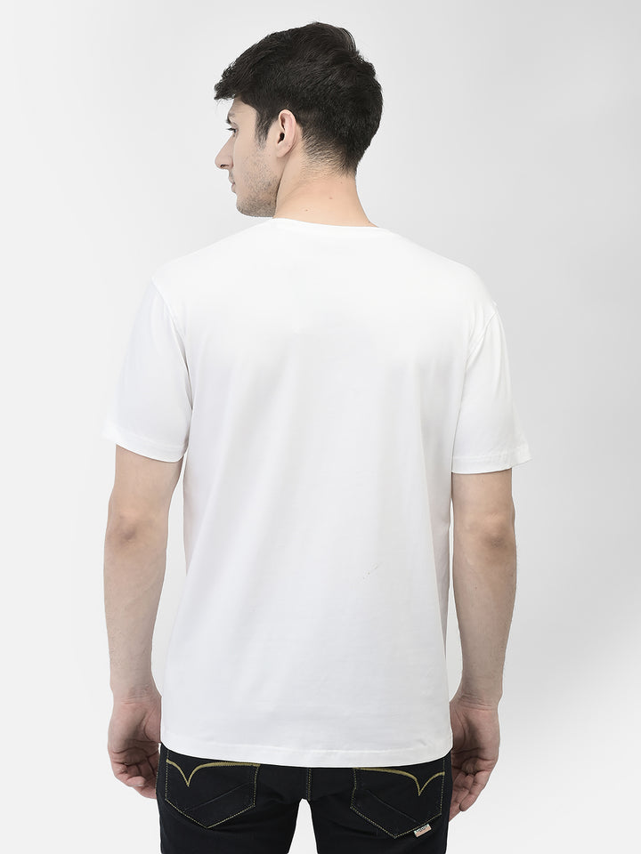 White V-Neck T-Shirt