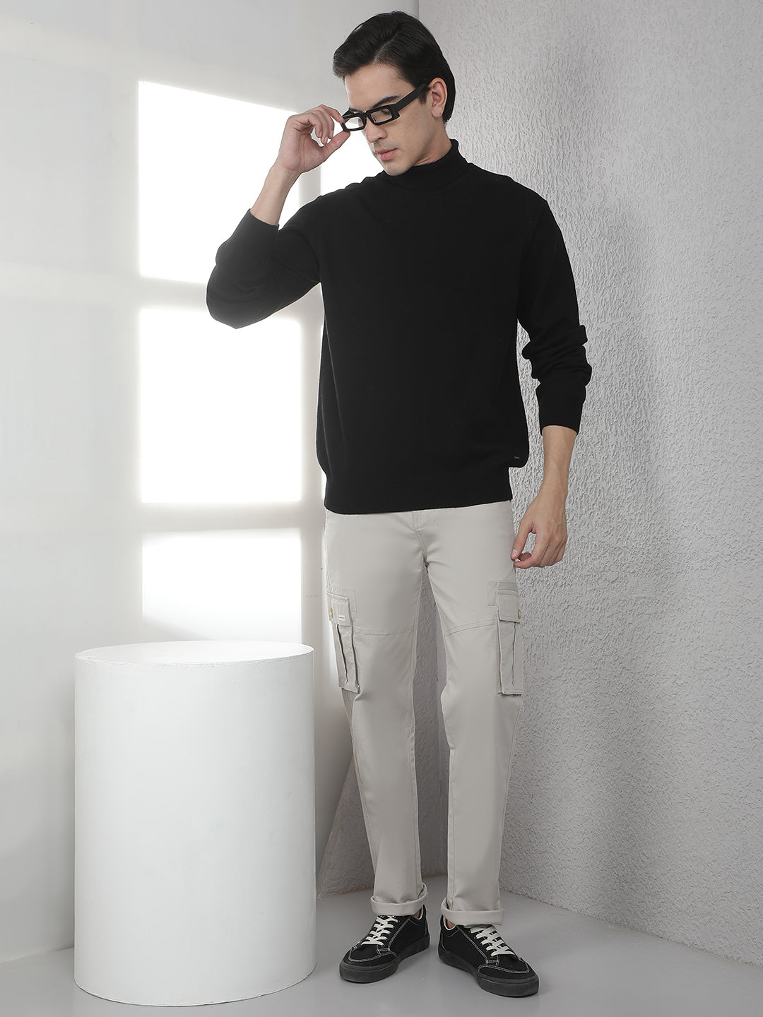 Black Turtle Neck Sweater
