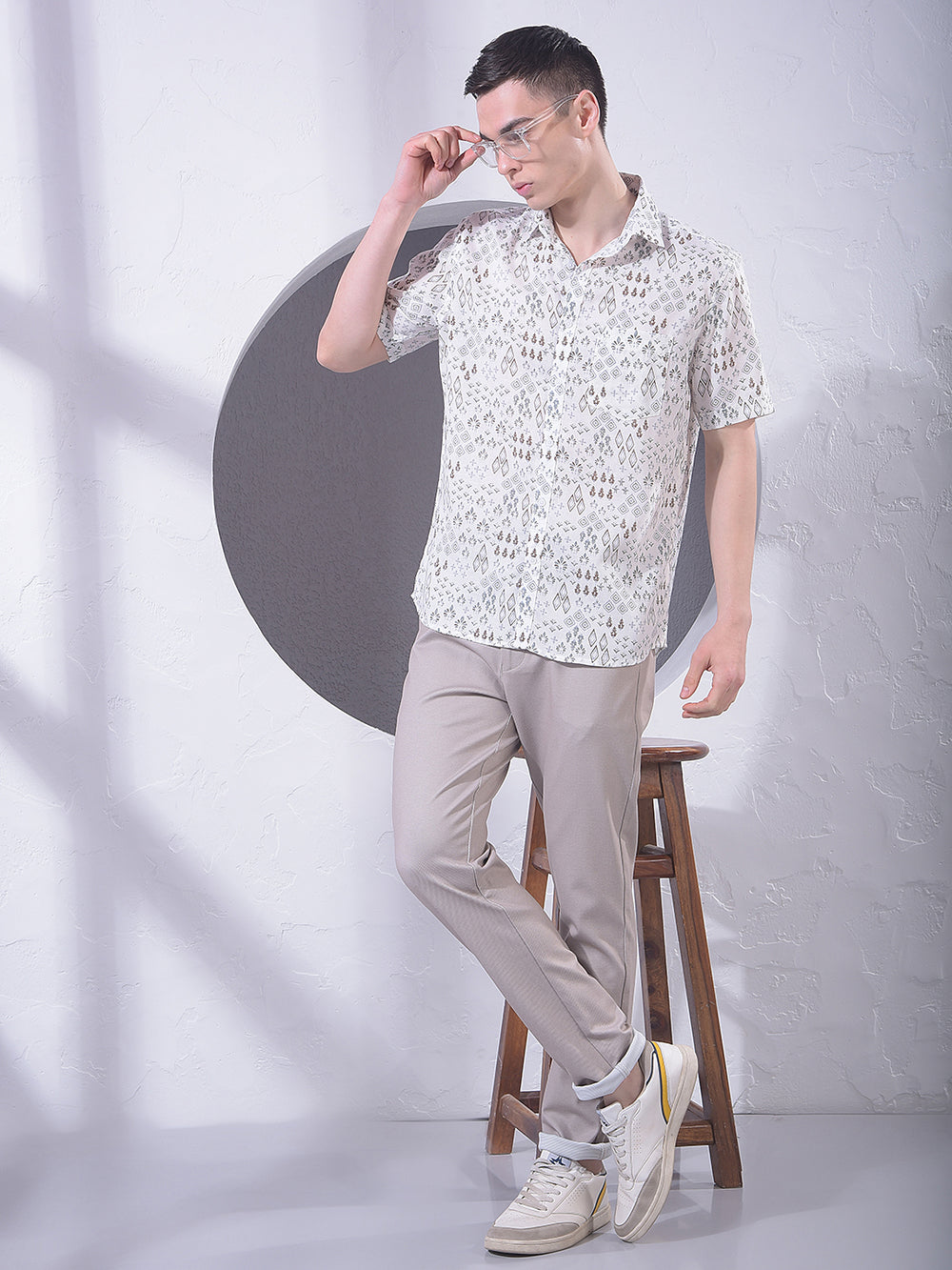 Comfort Beige Knitted Trousers