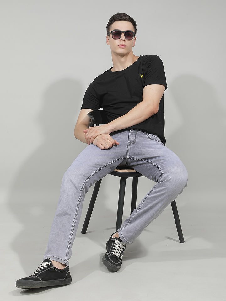Sleek Fog Grey Jeans