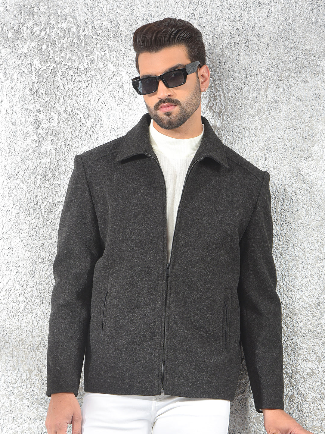 Relaxed Fit Black Shacket