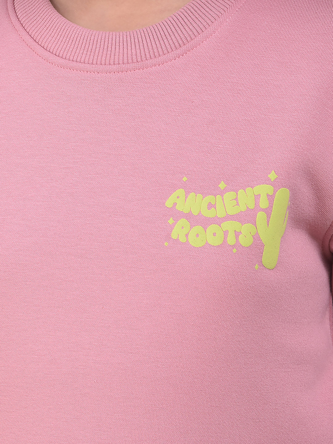 Frosty Glow Street Pink Sweatshirt