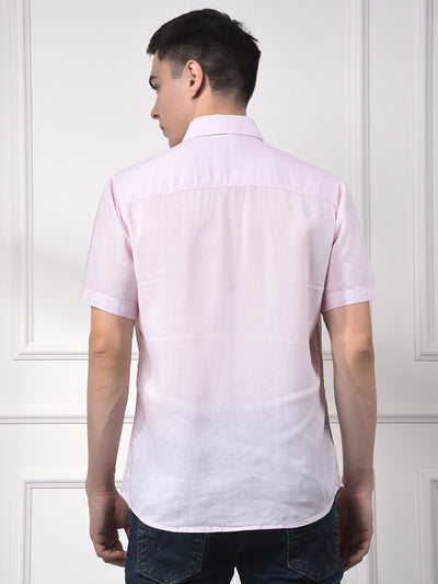 Soft Rose Linen Classic Shirt
