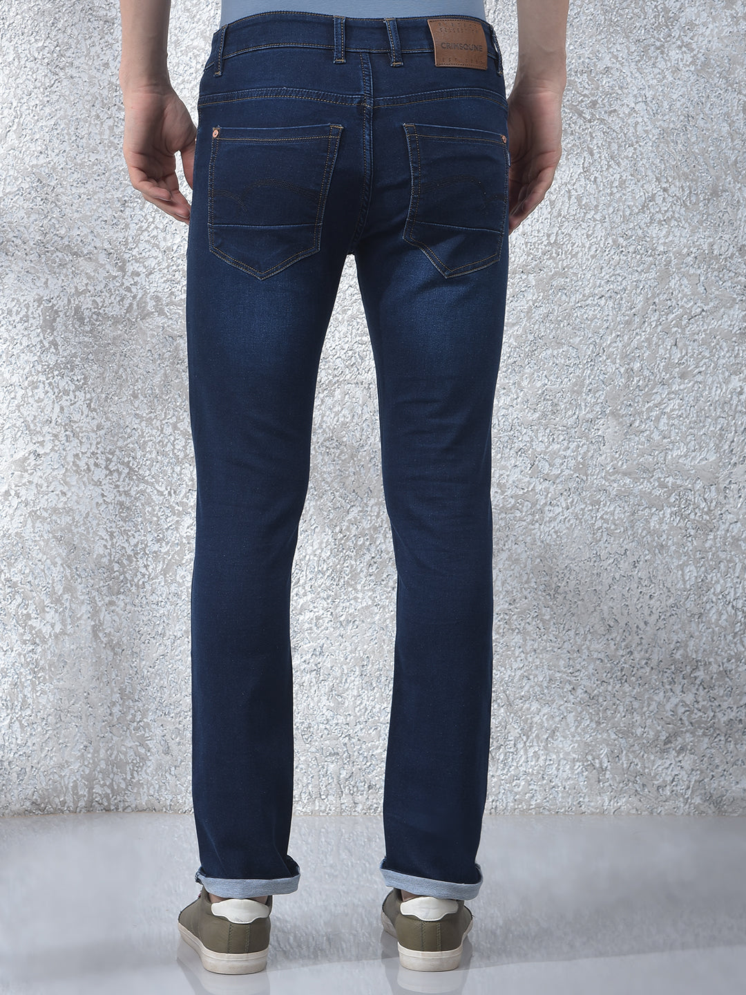 Versatile Blue Denim Jeans-Men Jeans-Crimsoune Club