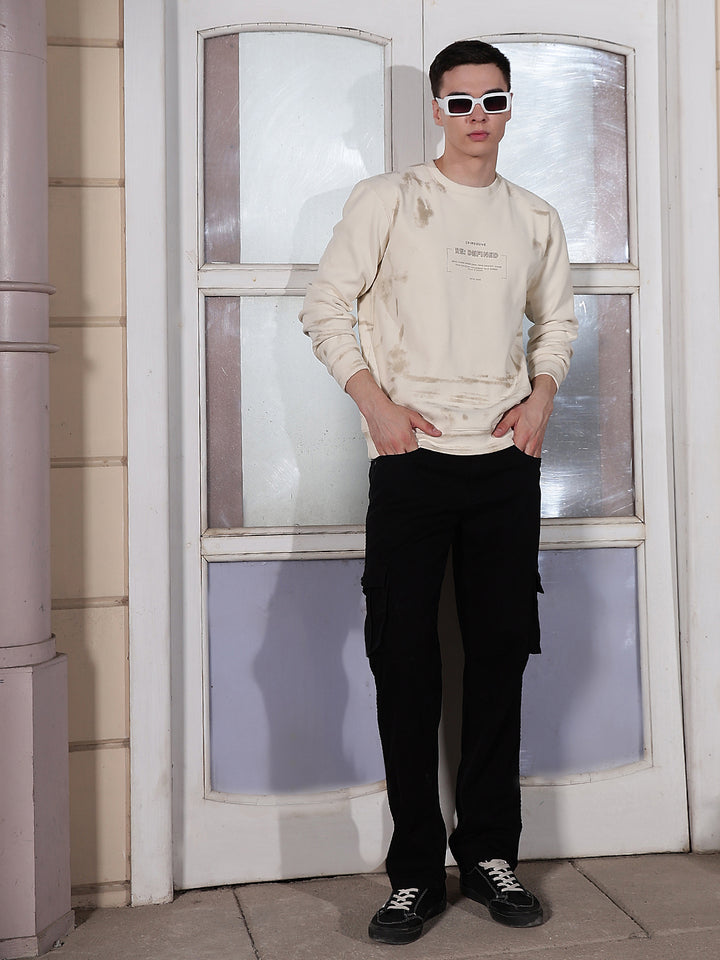 Off White Graphic Print Sweatshirt