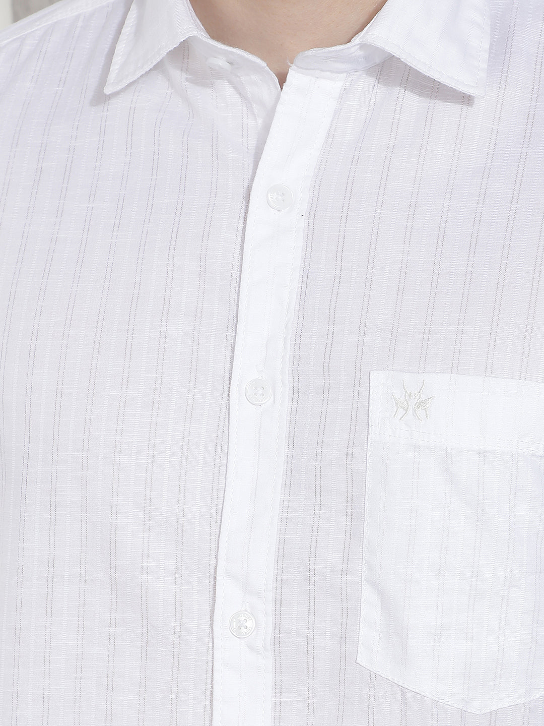 White Striped Shirt