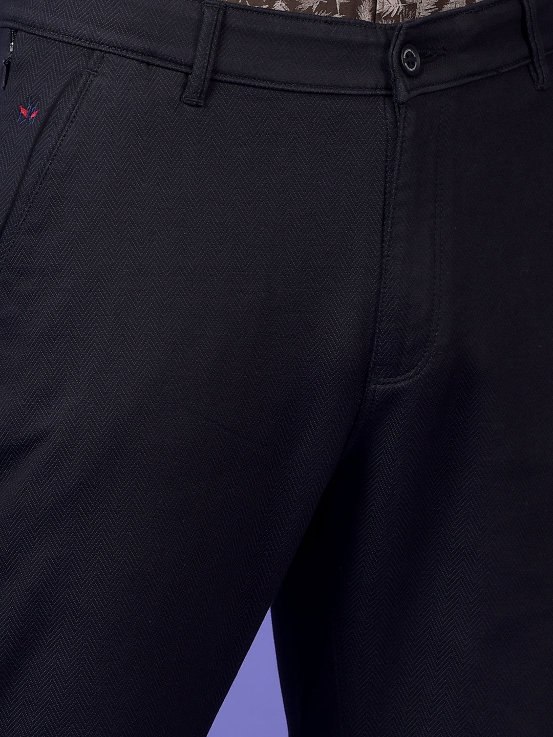 Black Printed Trousers