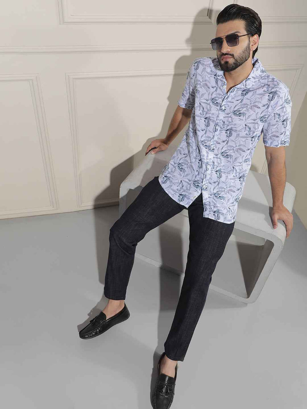 Classic Navy Blue Trousers