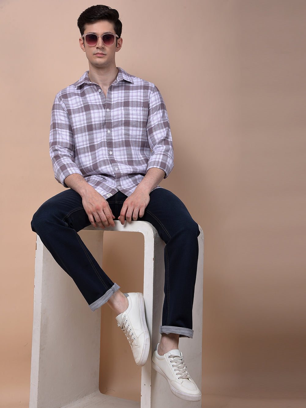 Iconic Navy Blue Straight Jeans