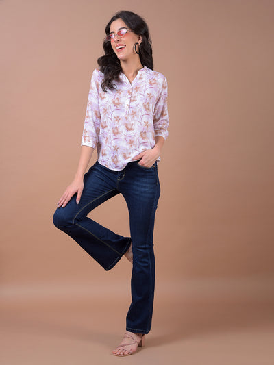 Streamlined Blue Bootcut Jeans