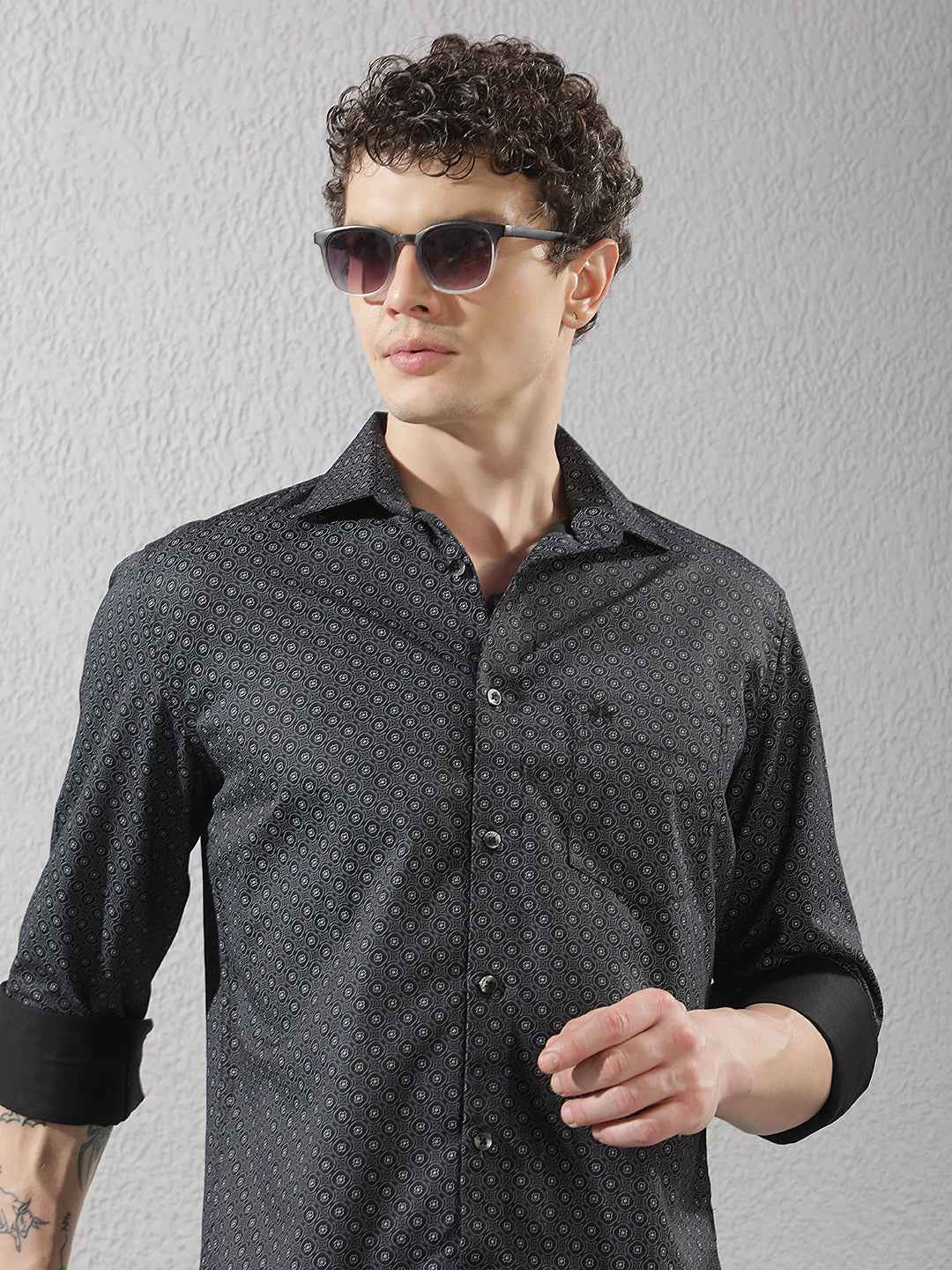Black Polka Dots Shirt