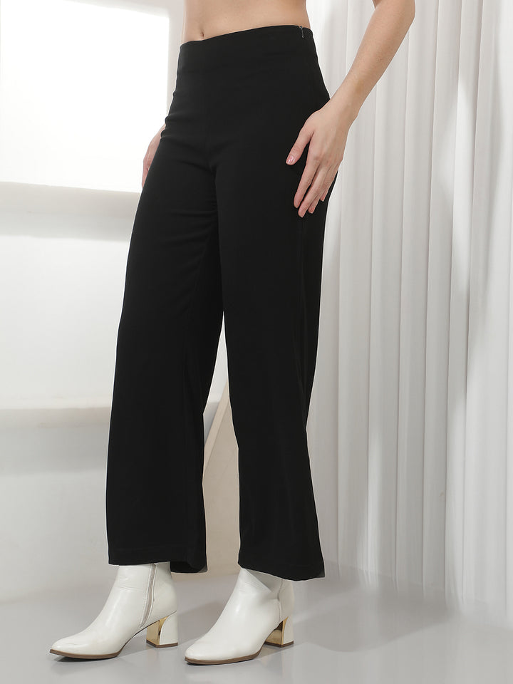 Black Wide Leg Trousers