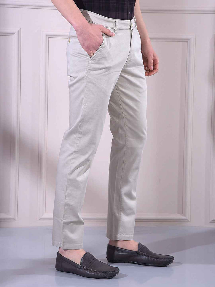 Neutral Beige Urban Trousers