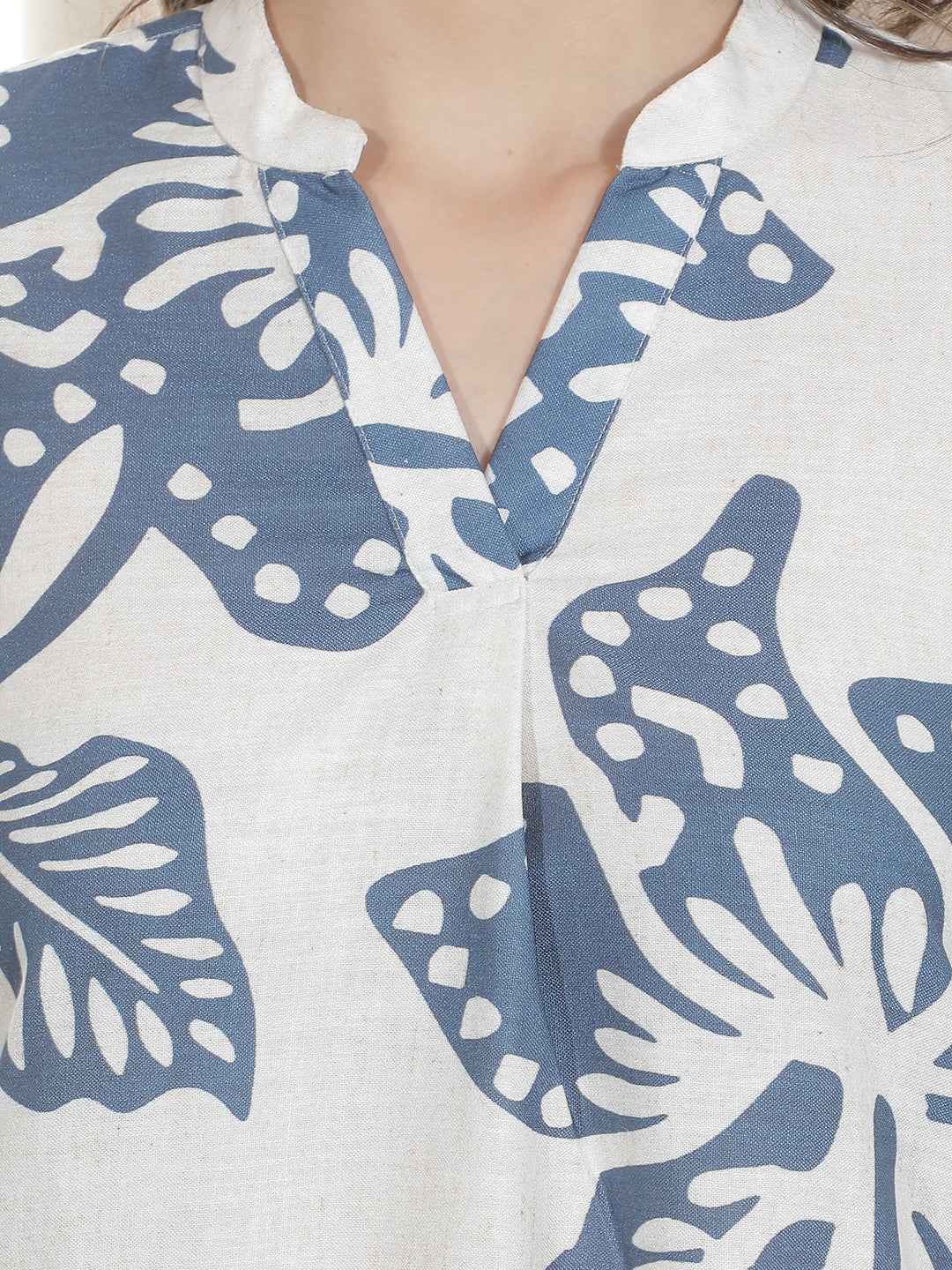 Artistic Floral Printed Top
