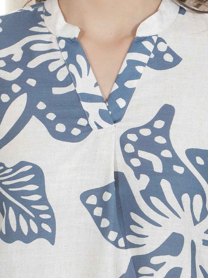 Artistic Floral Printed Top