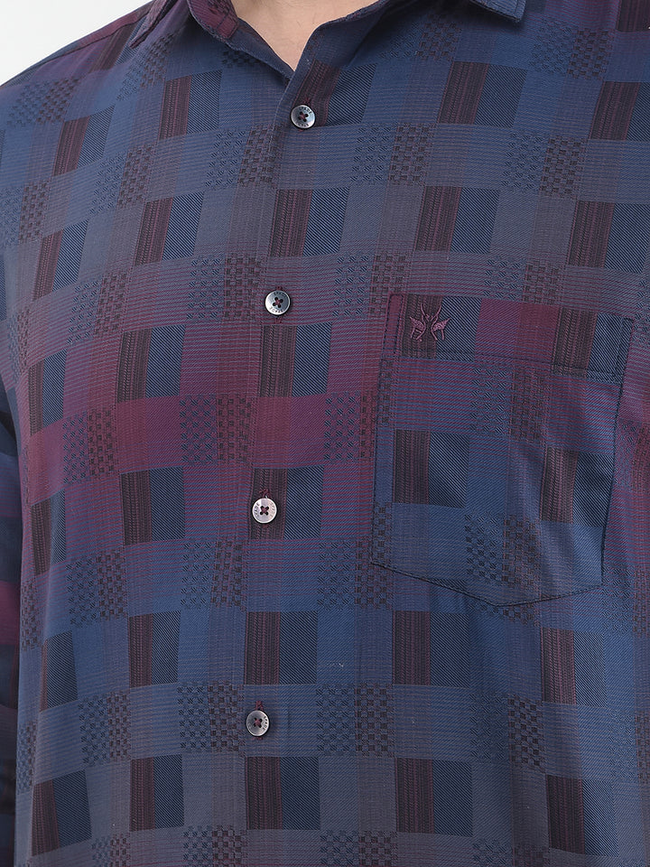 Mult-Color Printed 100% Cotton Shirt