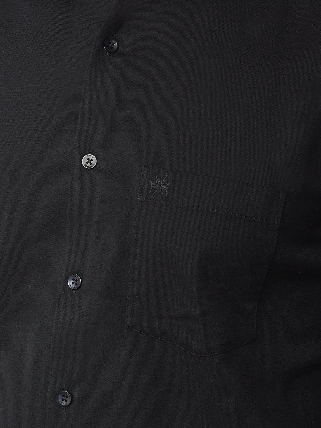 Sharp Fit Black Shirt