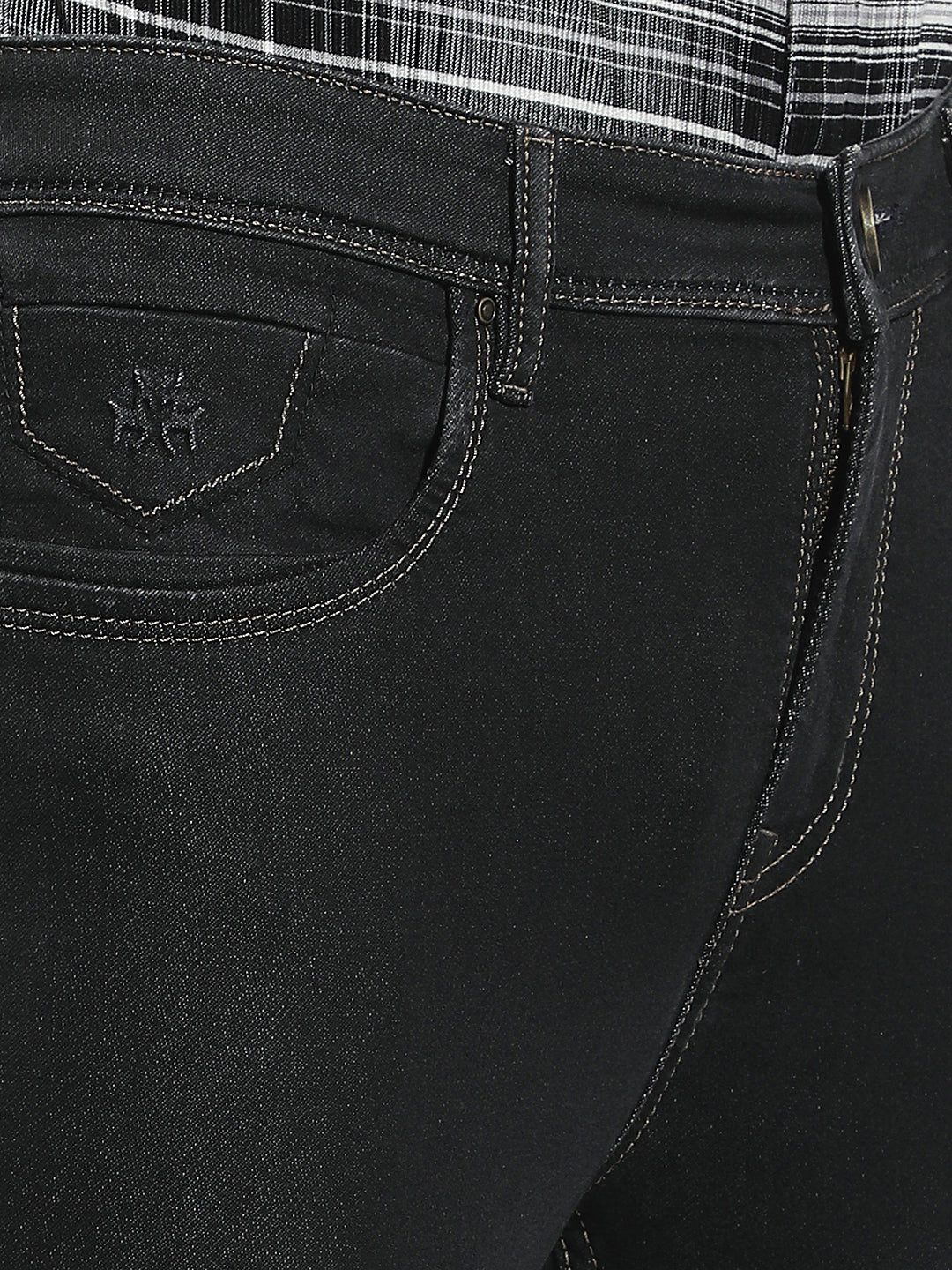 Sleek Pitch Black Skinny Jeans
