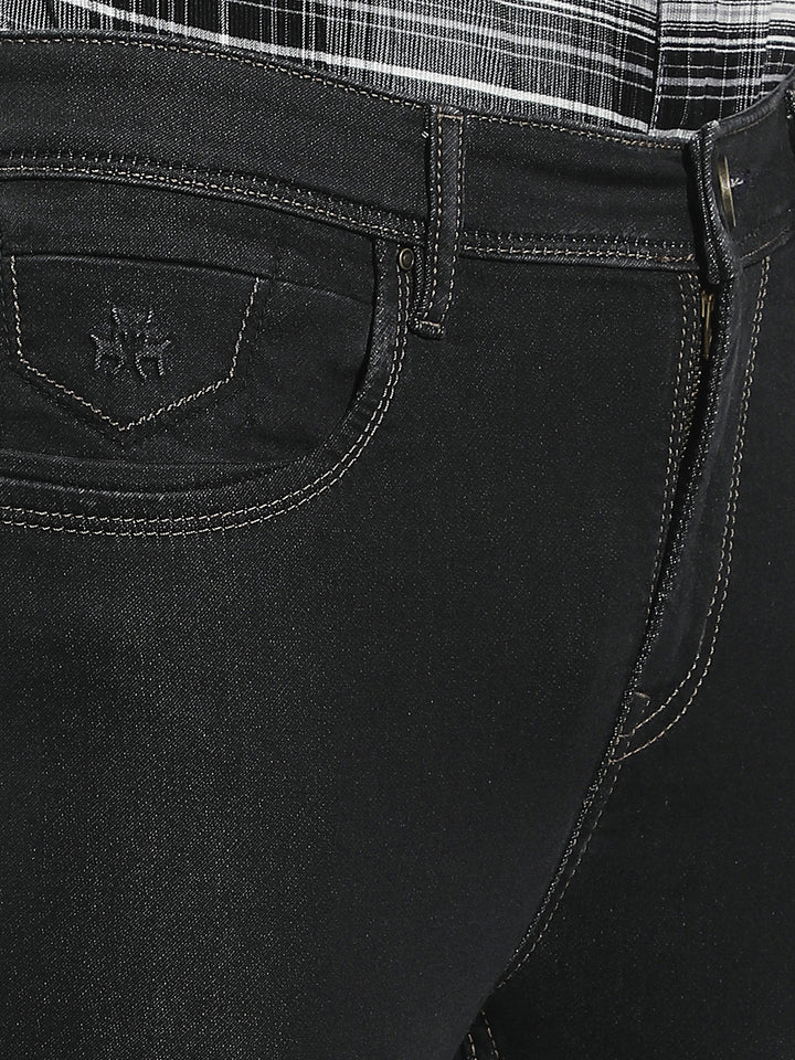 Sleek Pitch Black Skinny Jeans