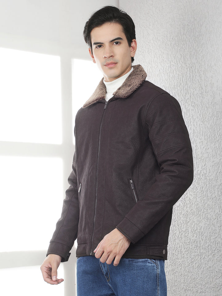 Brown Sherpa Style Jacket