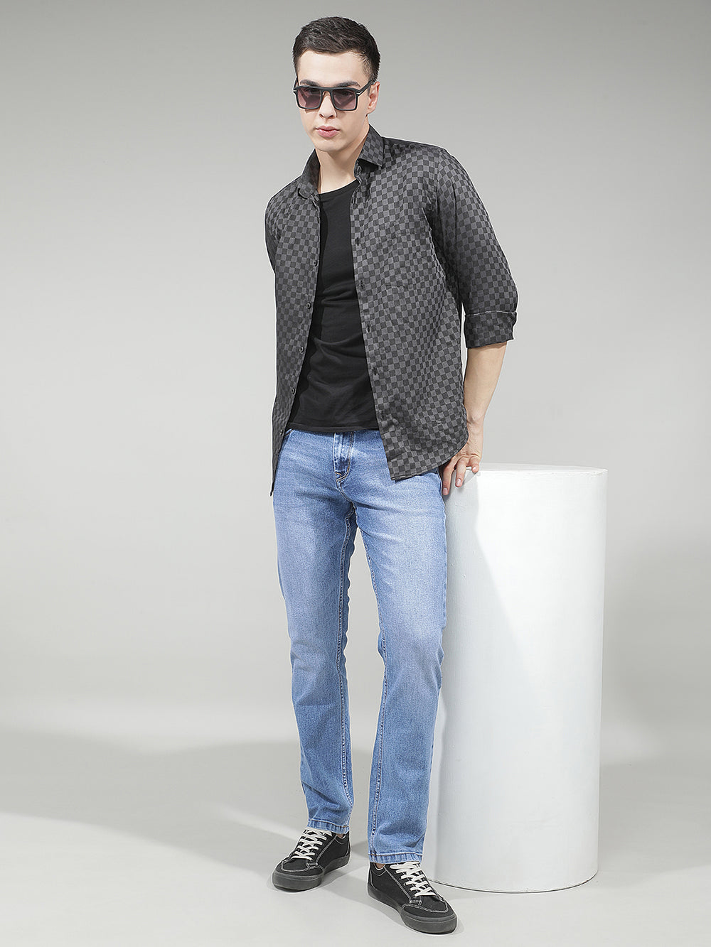 Midnight Navy Blue Jeans