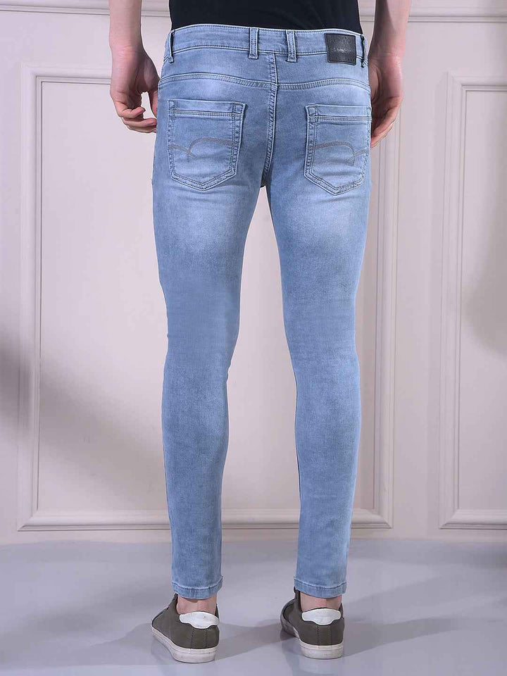 Light Blue Skinny Stretch Jeans