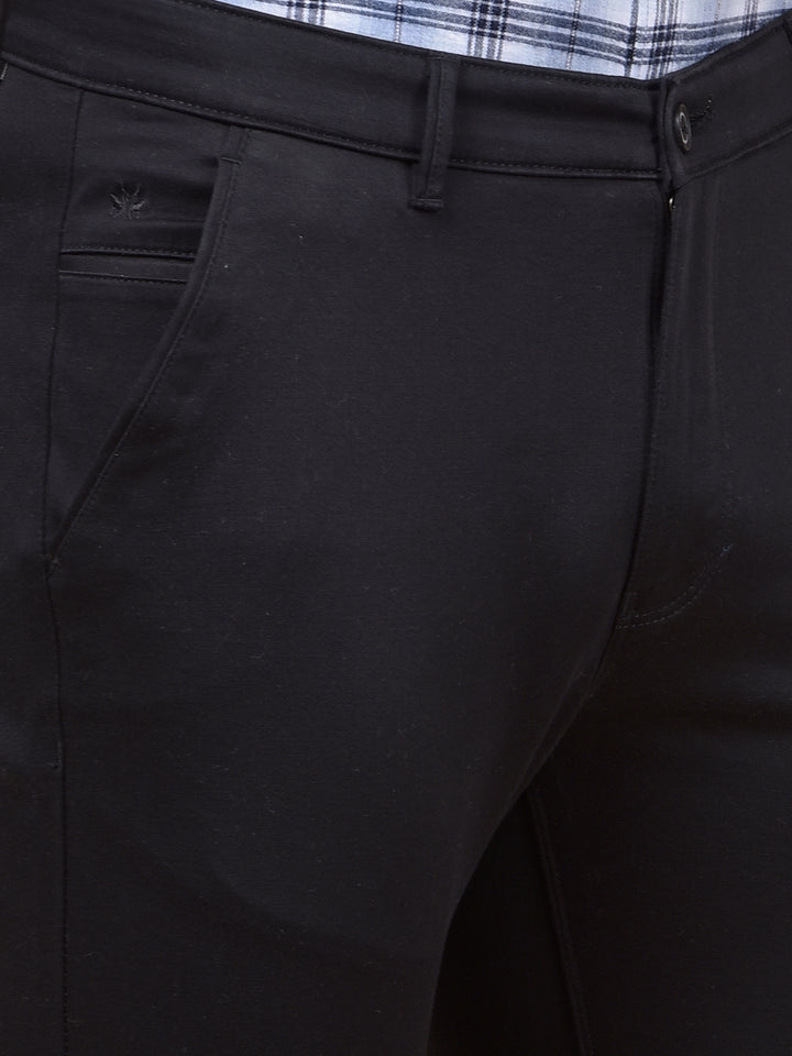 Tailored Trim Black Trousers