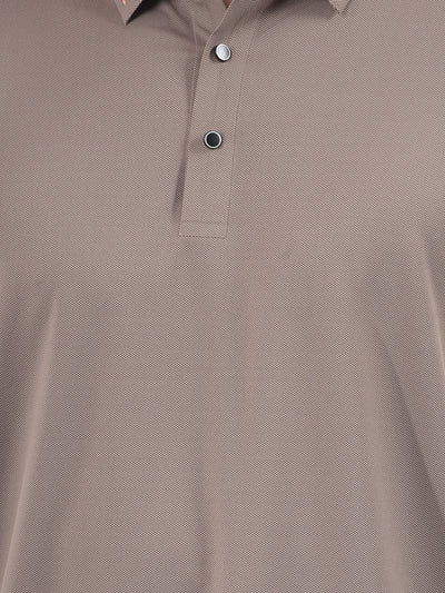 Style Detailing Grey Polo Neck T-Shirt