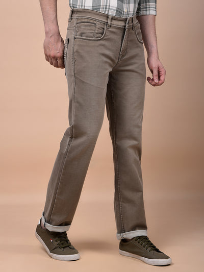 Elevated Brown Straight Jeans