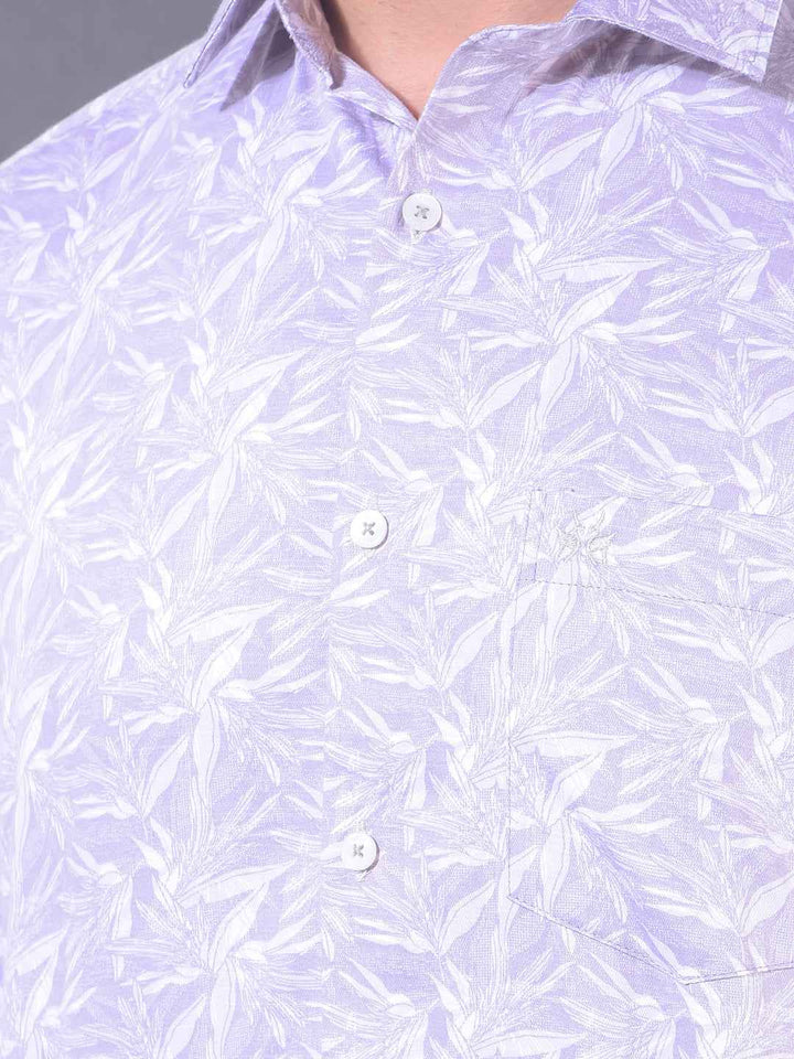 Pink Floral Print Shirt