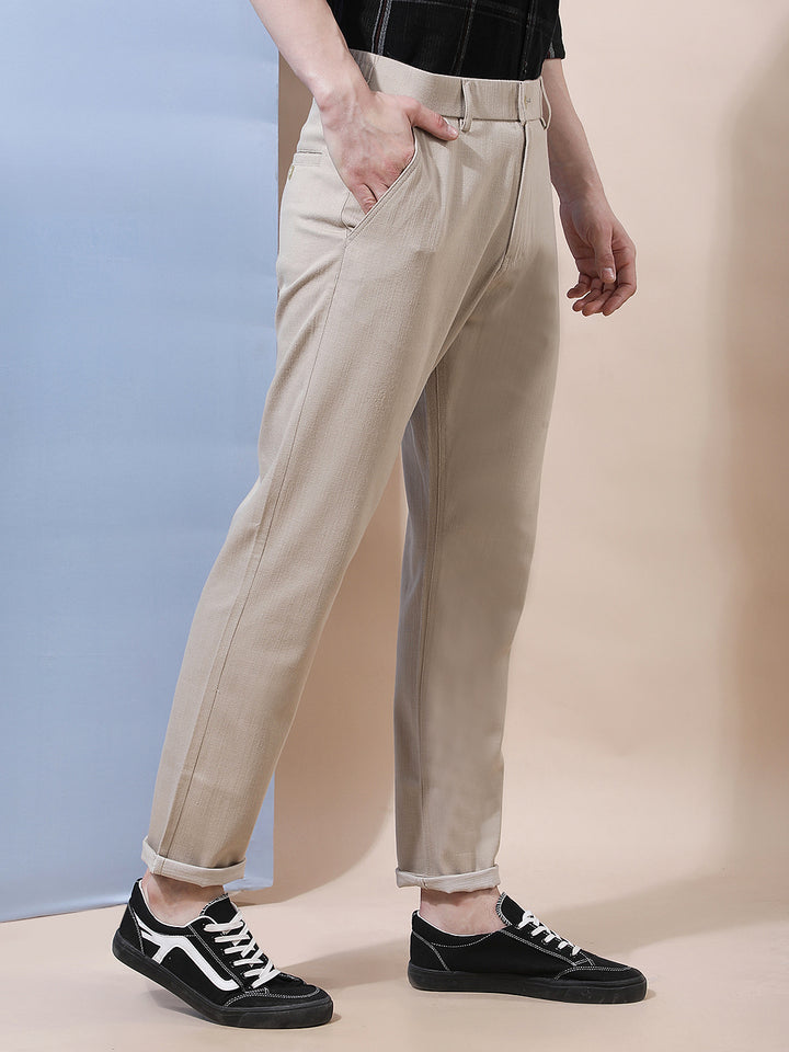 Trendy Beige Trousers