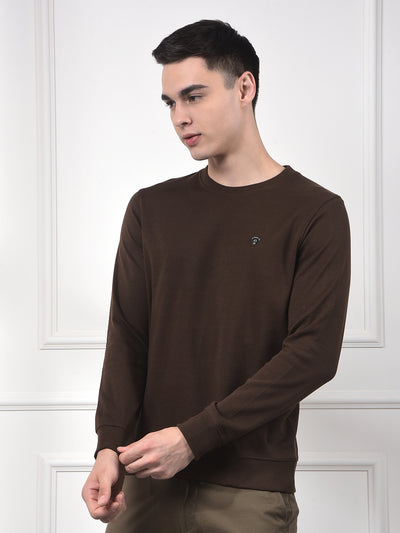 Snatched Brown 100% Cotton Sweatshirt