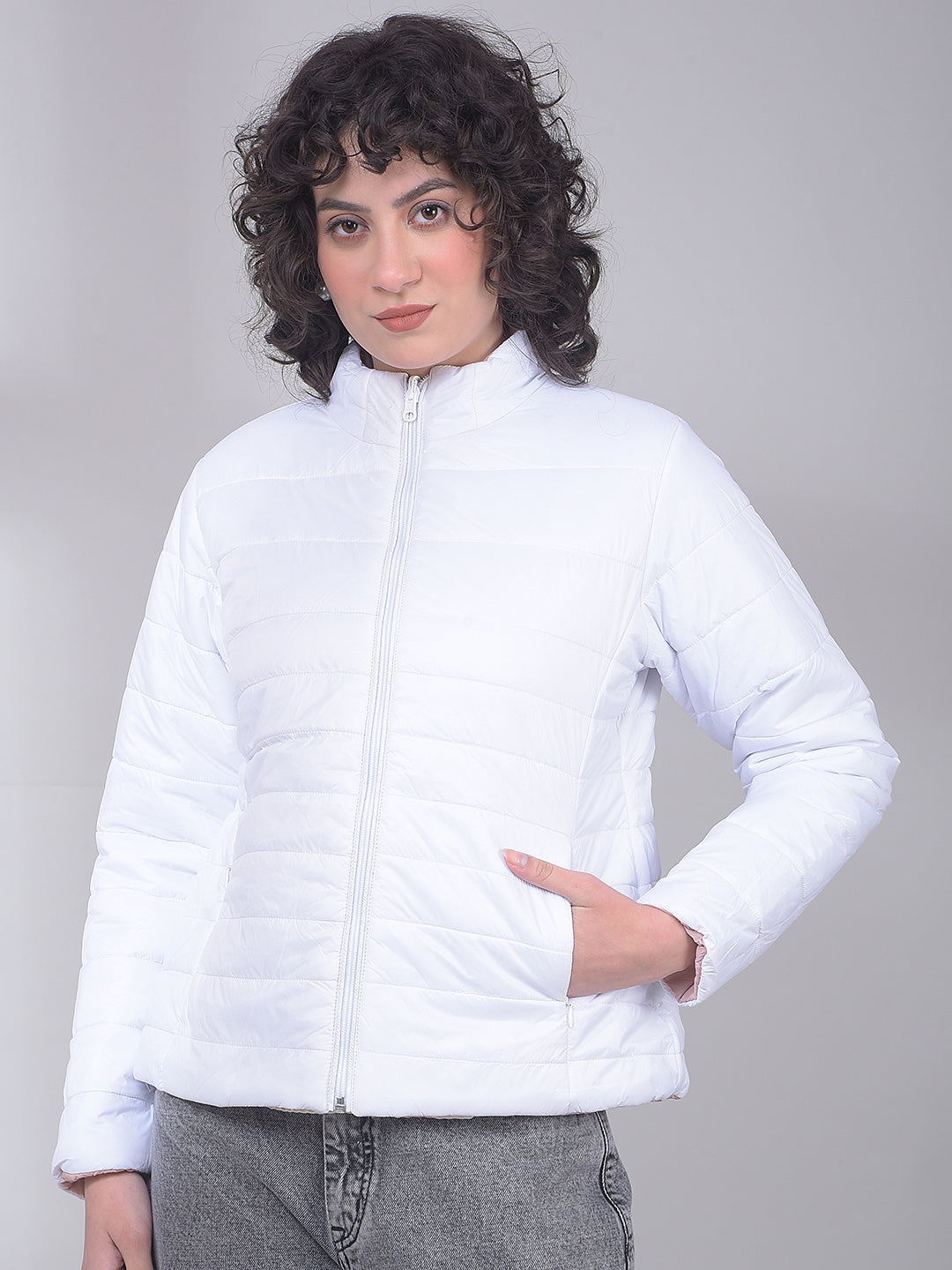 Pink Reversible Puffer Jacket