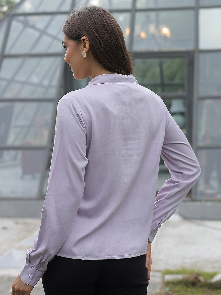 Tailored Deep Purple Shirt