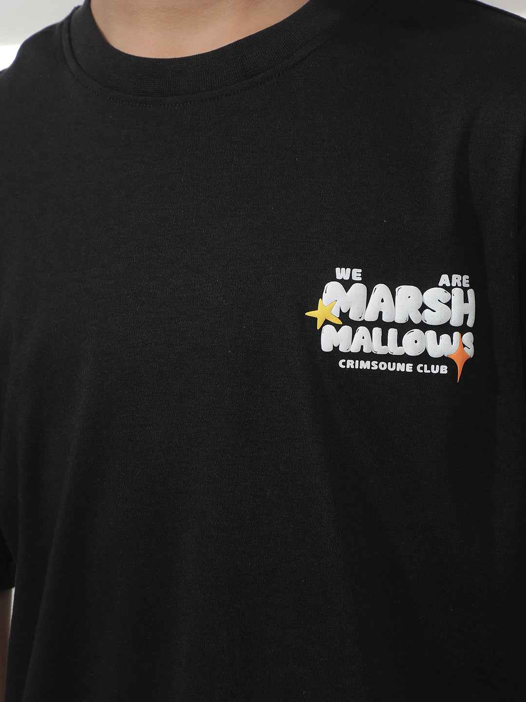 Black Graphic Print T-Shirt