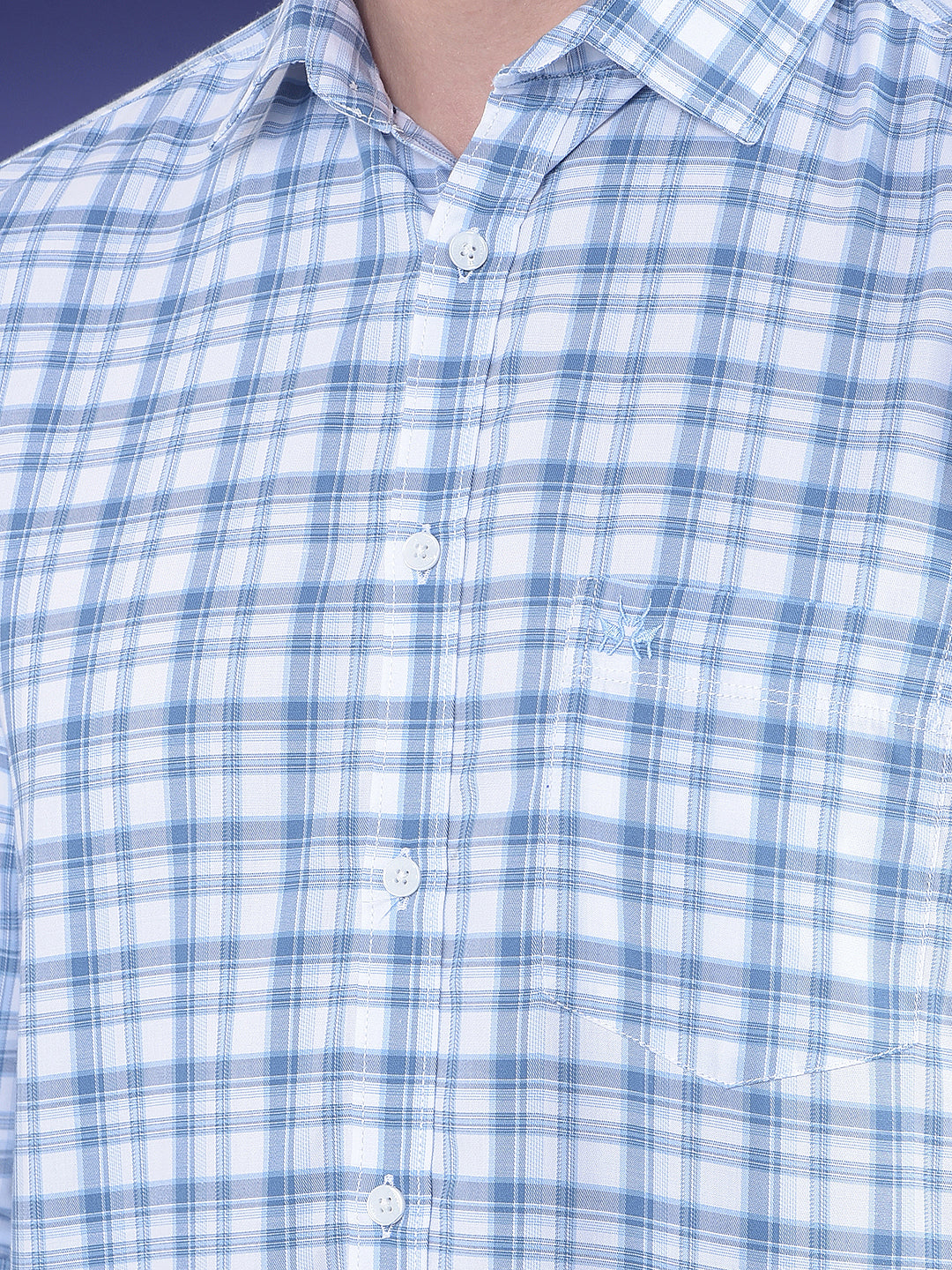 Sky Blue Checked Everyday Shirt