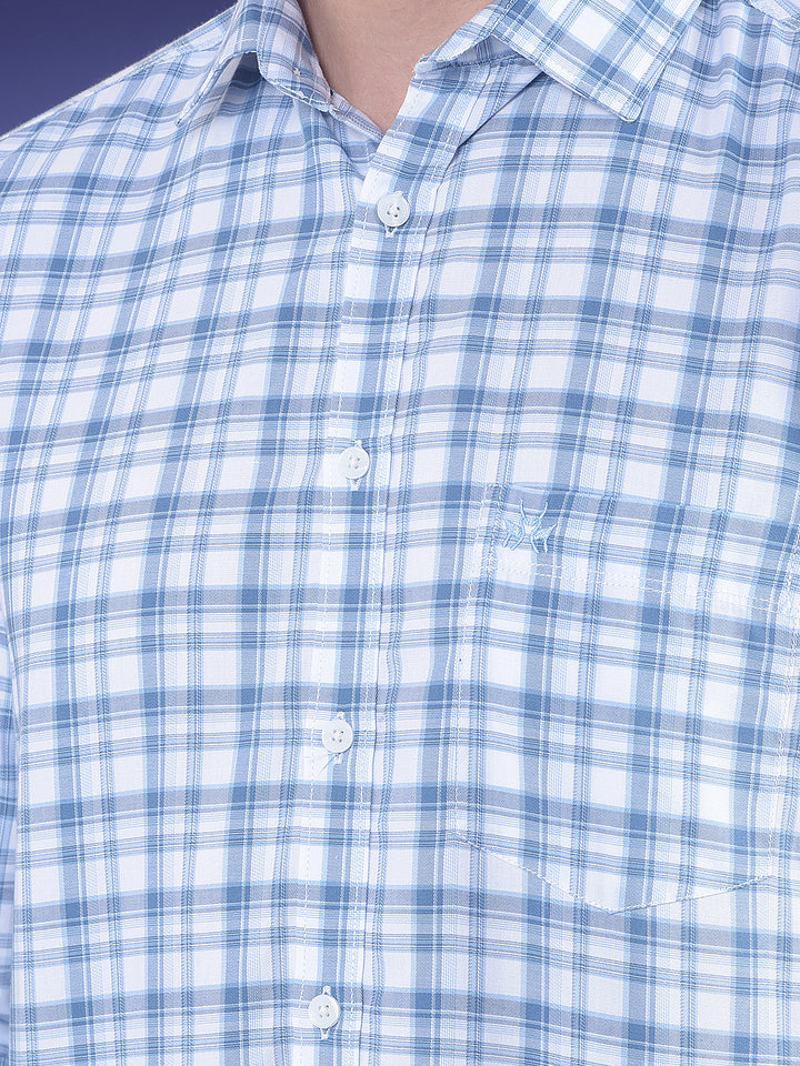 Sky Blue Checked Everyday Shirt