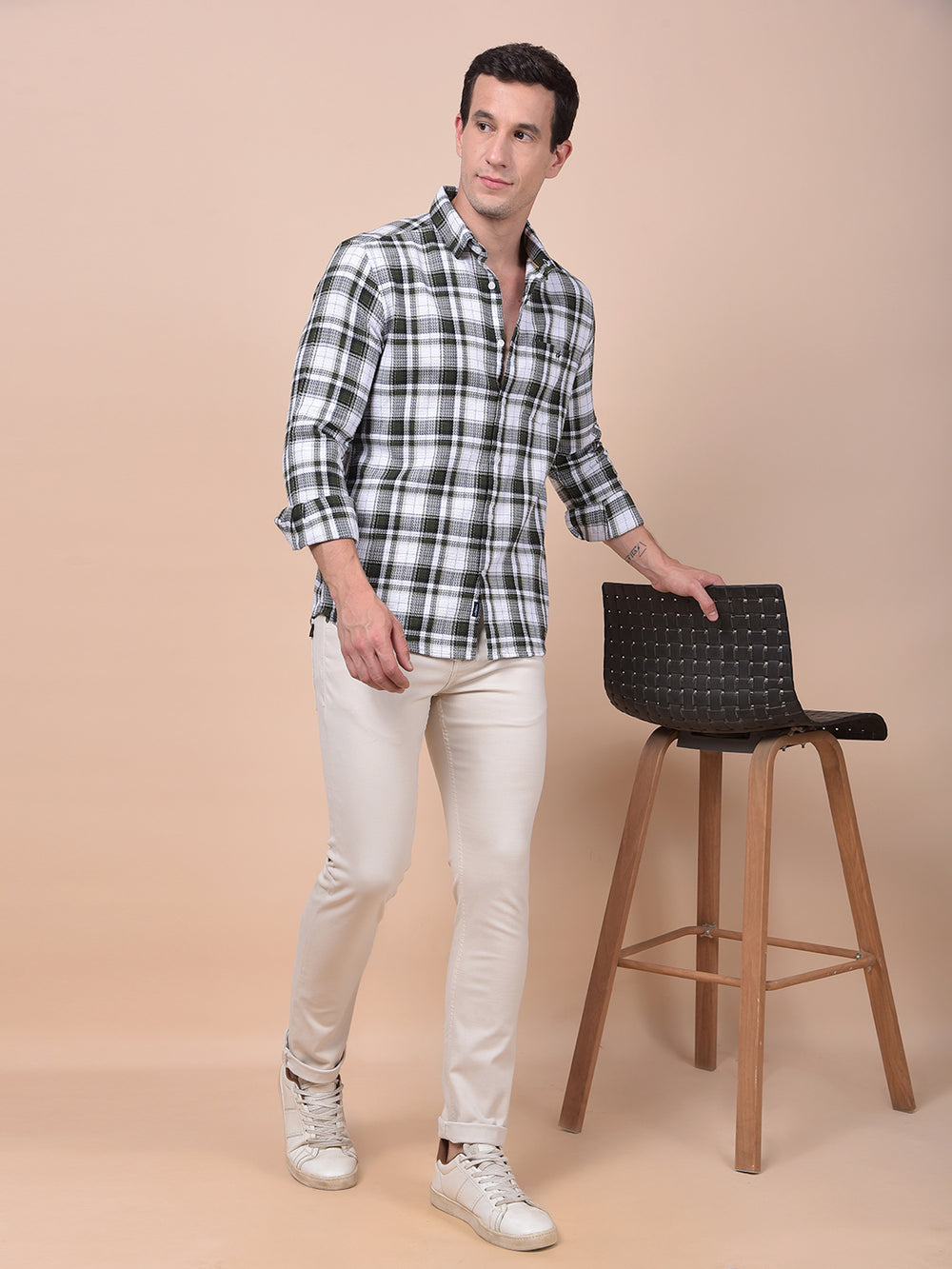 Urban Straight Beige Jeans